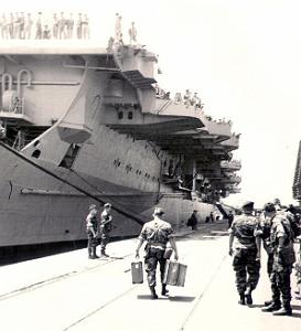PORT AVIONS LE LA FAYETTE EN 1962